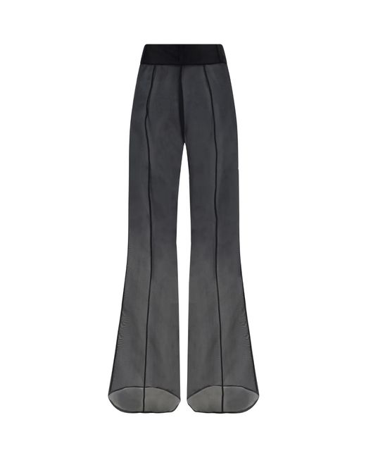 Gabriela Hearst Gray Belt-Loop Casual Pants