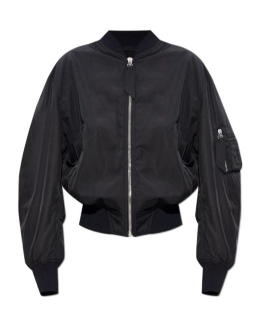 The Attico Black Bomber Jackets