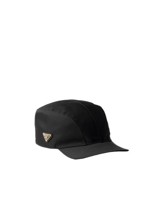 Prada Black Re-Nylon Baseball Cap