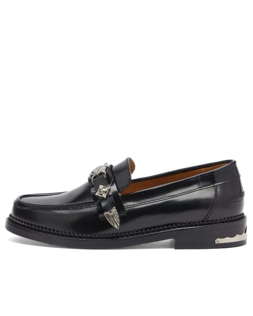 Toga Black Low-Heel Loafers