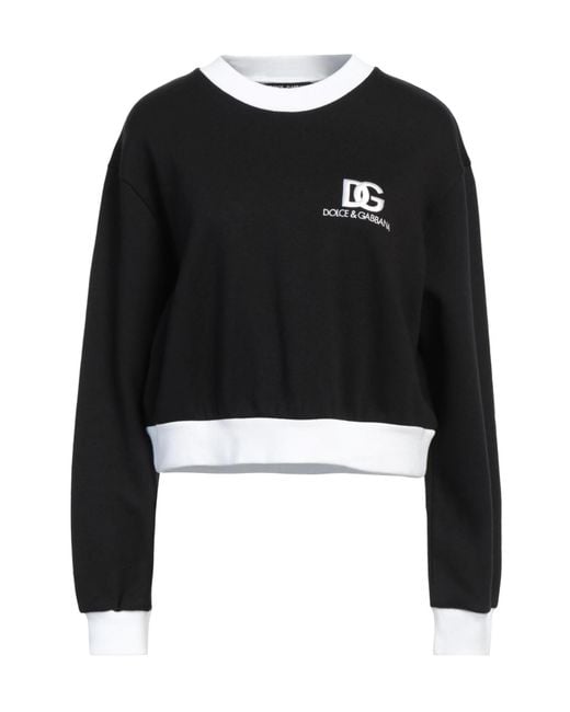 Dolce & Gabbana Black Two-Tone Sweatshirt