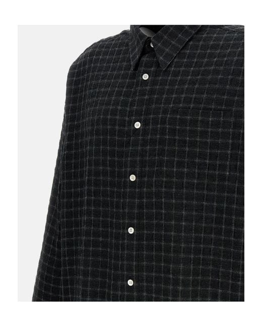 sunflower Black Stable Checked Shirt for men