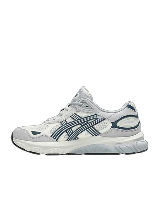 Asics White Gel-Nyc 2.0 Low-Top Sneakers for men
