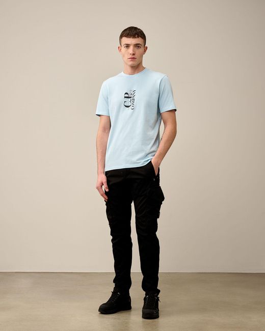 C P Company White Short-Sleeved T-Shirt for men