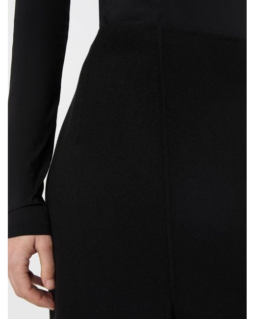Sportmax Black Spxdanza Midi Skirt