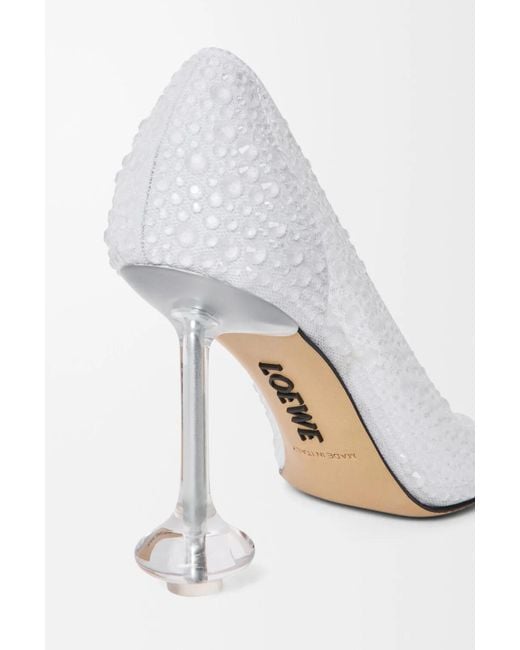 Loewe White 90Mm Strass Toy Pump