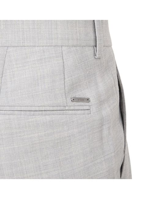 Boss Gray Belt Loop Casual Pants for men