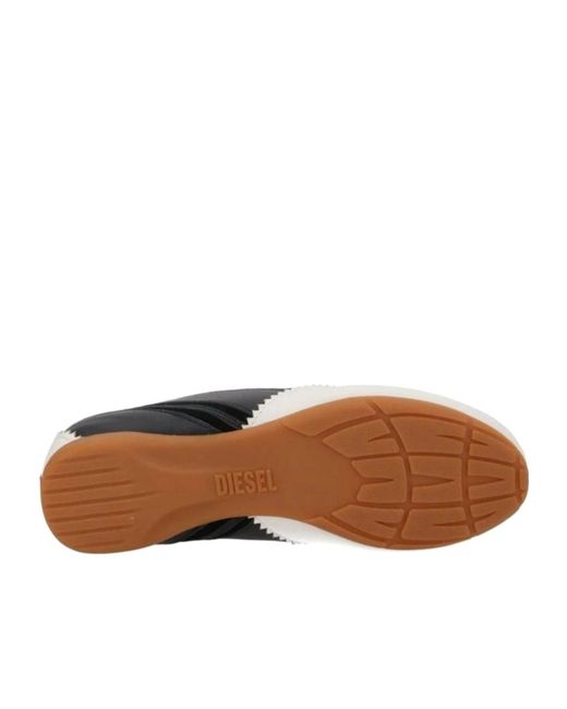 DIESEL Black D-Mile Low-Top Sneakers