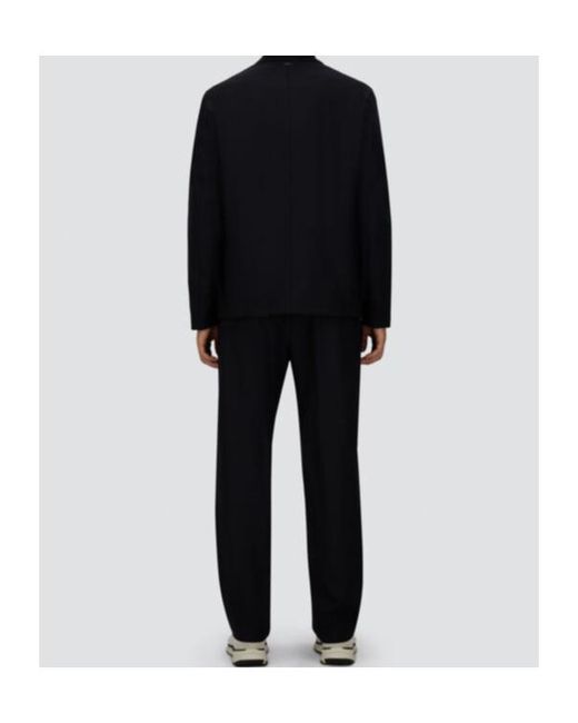 Herno Blue Single-Breasted Patch-Pocket Jacket for men