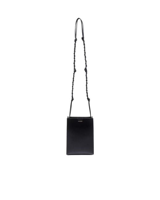 Jil Sander White Tangle Small Shoulder Bag