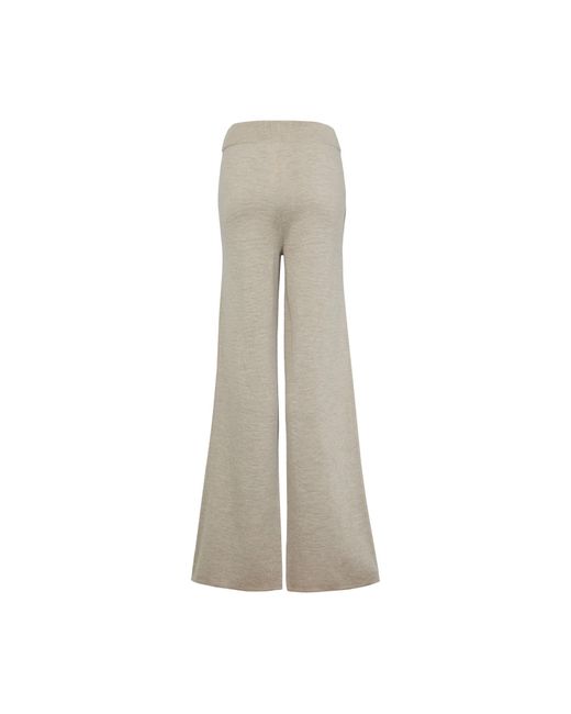 Max Mara Natural Elastic Waist Casual Pants
