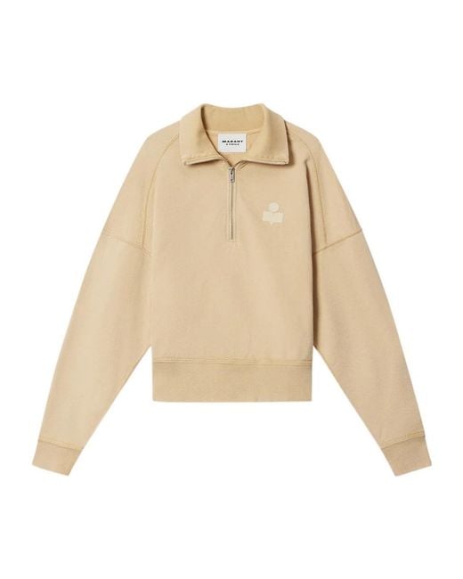 Isabel Marant Women's Natural Ross Zip Sweatshirt