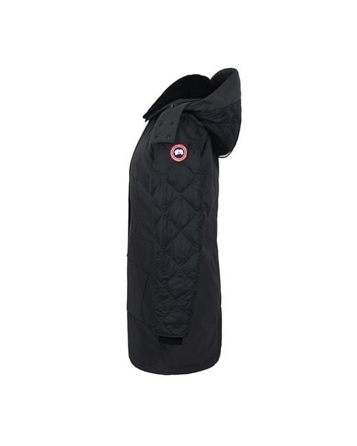Canada Goose Black Hooded Down Jacket for men