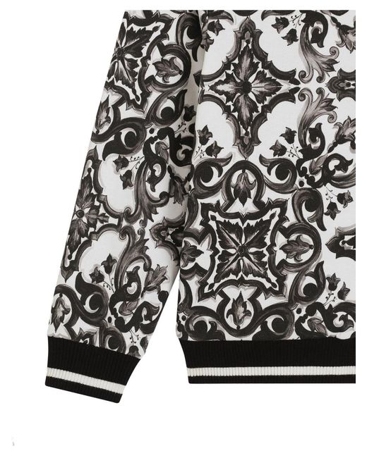 Dolce & Gabbana Black Cotton Hoodie