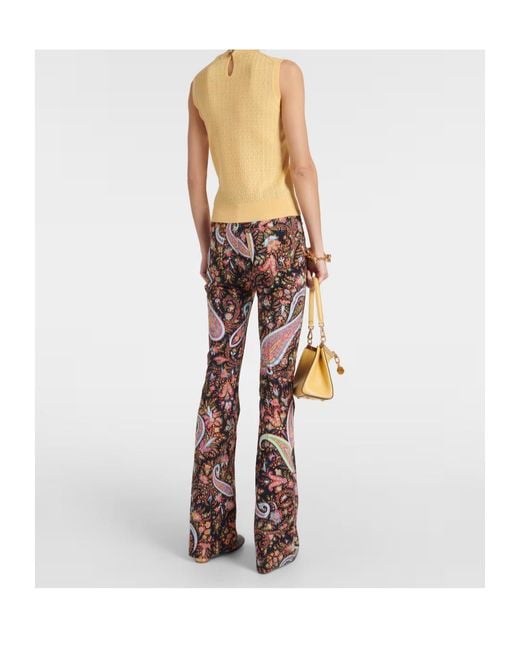 Etro Yellow Wool Top