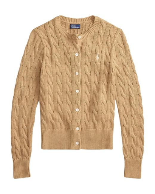Polo Ralph Lauren Natural Cable Knit Cardigan
