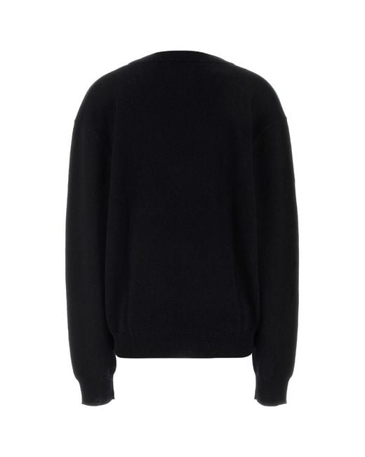 Extreme Cashmere Black V-Neck Sweater