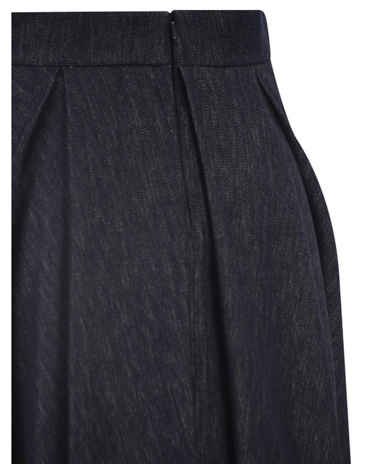 Max Mara Black 'S Smmalex Pleated Midi Skirt