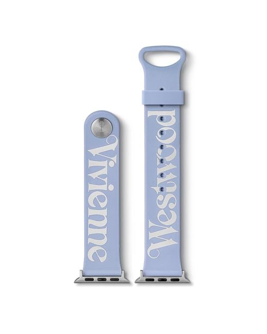 Vivienne Westwood Blue Solidcolor Watch Strap
