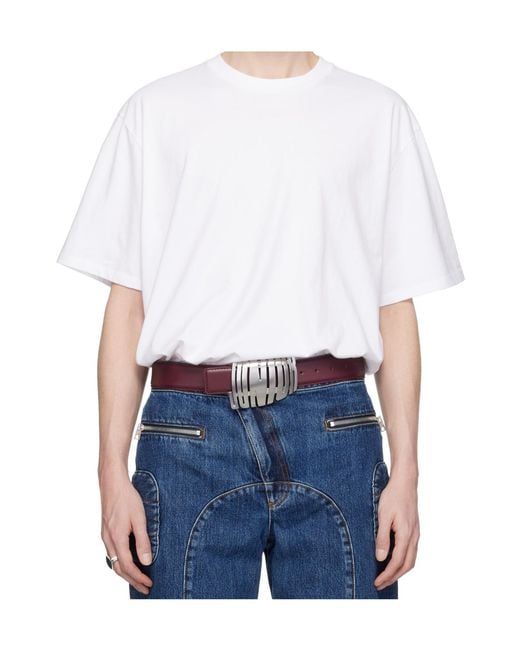 Jean Paul Gaultier White Printed Short-Sleeve T-Shirt