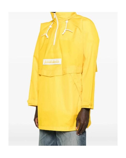 Napapijri Yellow Rainforest Axl Anorak for men