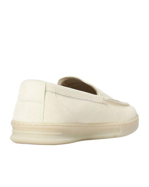 Woolrich Natural Suede Loafers