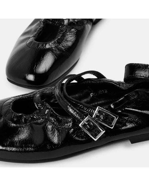 Alohas Black Anne's Flat Ballet Shoes