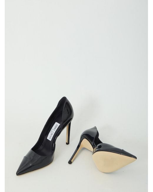 Jimmy Choo Black Pointed-Toe High Heels