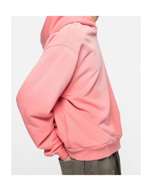 Acne Pink Long-Sleeved Sweatshirt for men