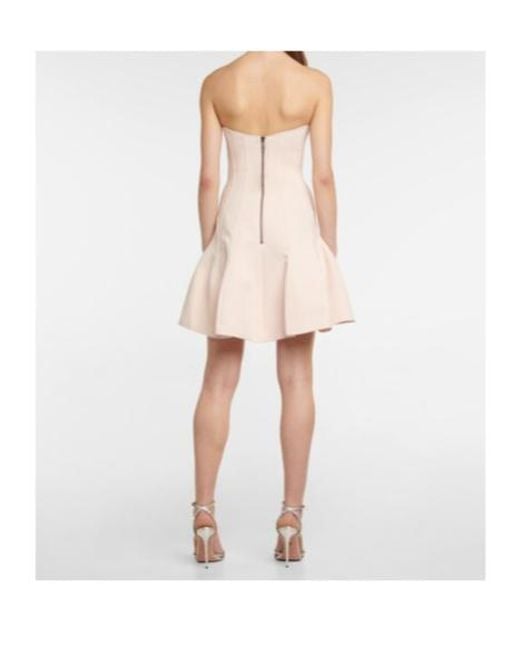 Maticevski Pink Kink Strapless Minidress
