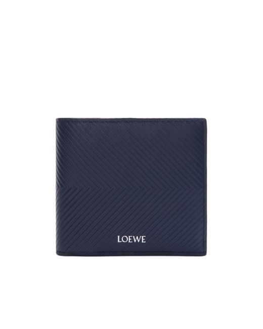 Loewe Blue Bifold Coin Wallet for men