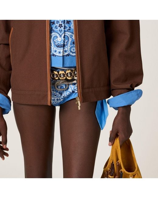 Miu Miu Blue Printed Poplin Briefs