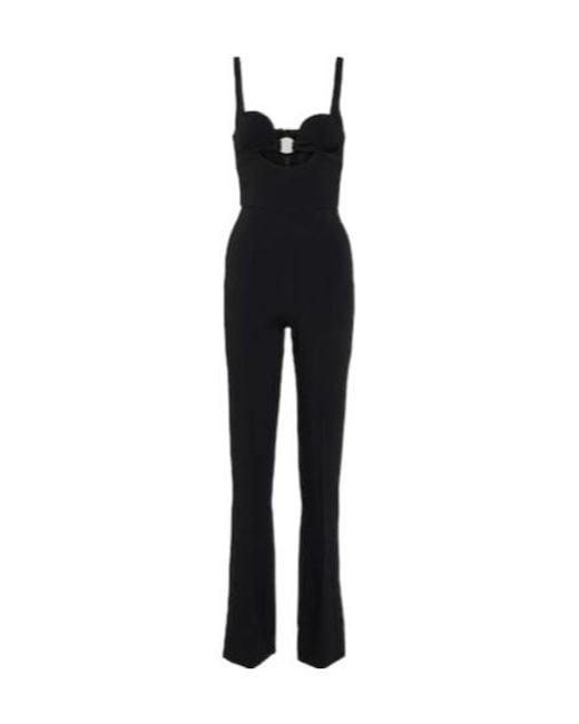 David Koma Black Cutout Jumpsuit