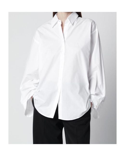Frankie Shop White Relaxed Shirt