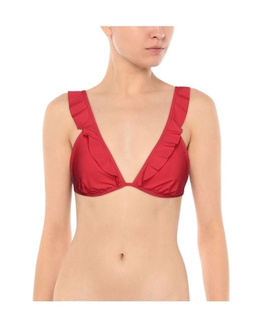 Tory Burch Solid-Colored Bikini Top
