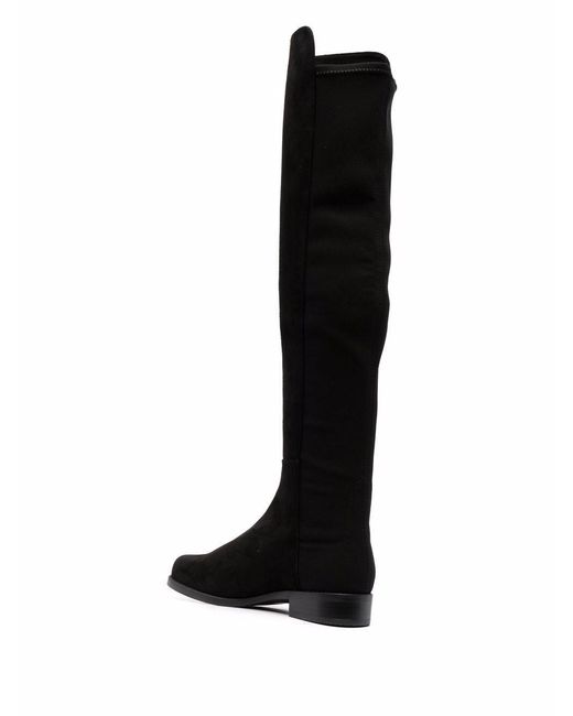 Stuart Weitzman Black Knee-Length Boots