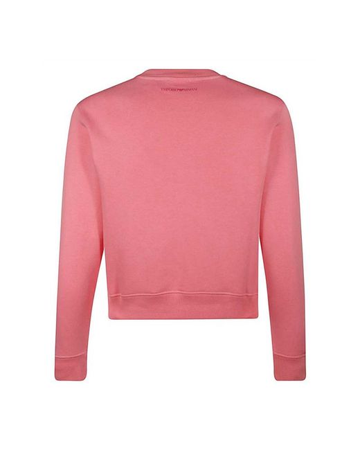 Emporio Armani Pink Round-Necked Sweater
