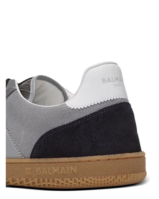 Balmain Black Swan Trainers for men