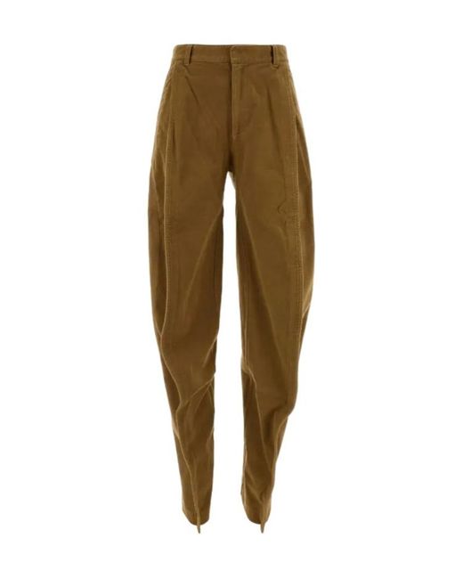 Y. Project Green Velvet Trousers