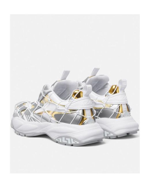 Versace White Mercury M_Vs_03 Panelled Sneakers