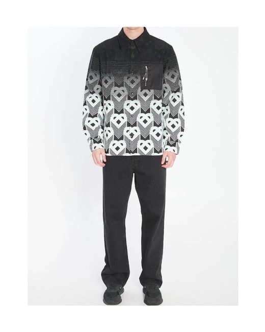Casablanca Black Gradient Monogram Jacket for men