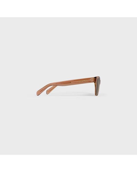 Céline Brown Cat Eye S359 Sunglasses