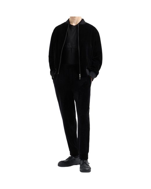 Emporio Armani Black T-Shirts And Polos for men