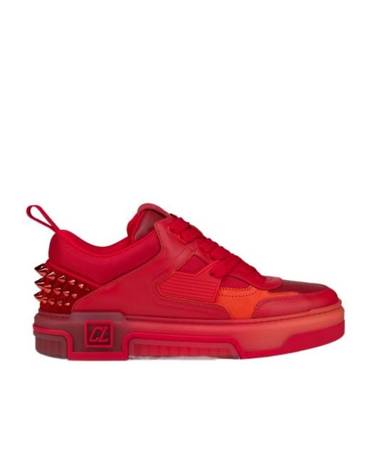 Christian Louboutin Red Sneakers & Slip-On for men