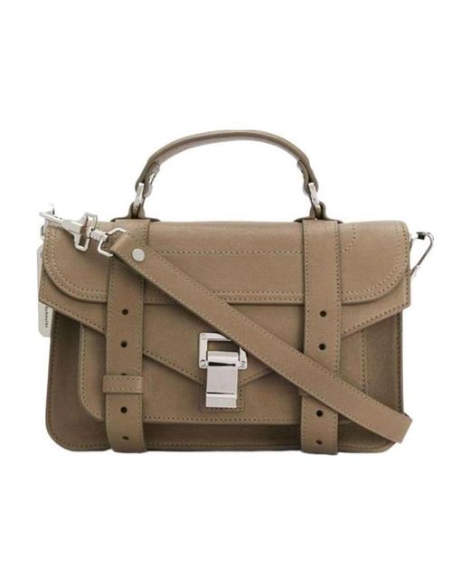 Proenza Schouler Brown Ps1 Tiny Shoulder Bag