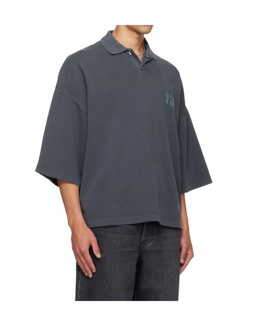Fear Of God Blue Short-Sleeved Polo Shirt for men