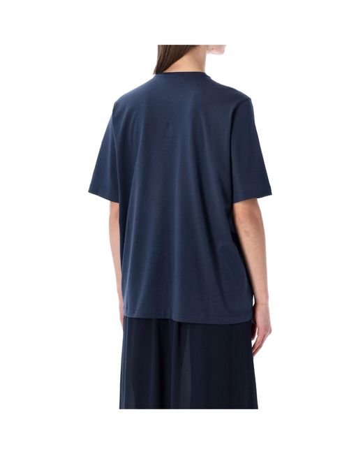 Frankie Shop Blue Harper Crew-Neck T-Shirt