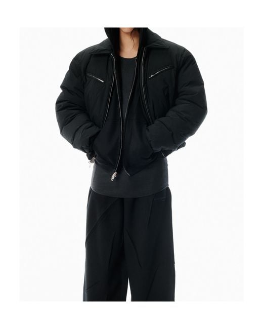 Alexander Wang Black Essential Padded Jacket