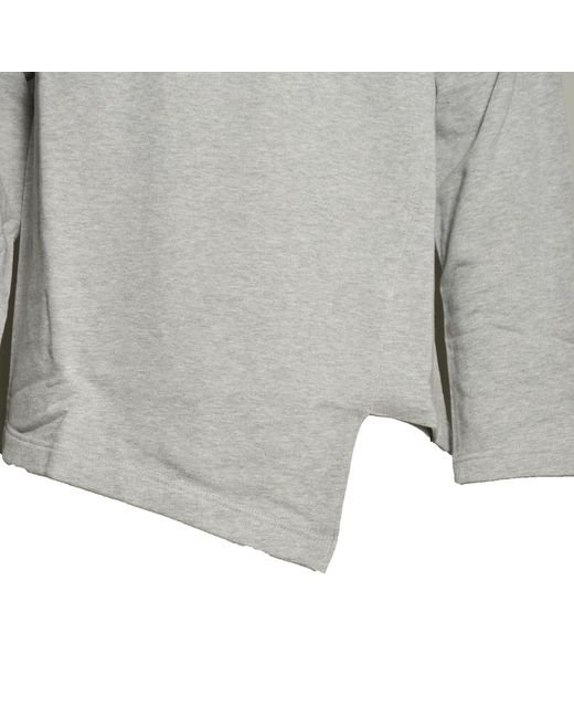 Comme des Garçons Gray Crew Neck Long-Sleeved T-Shirt for men