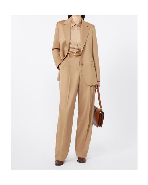 Max Mara Natural Studio Folgore Single-Breasted Blazer
